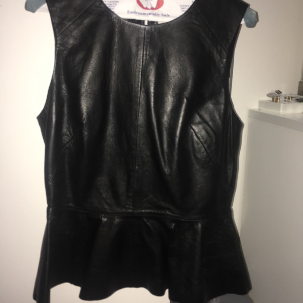Leather shirt